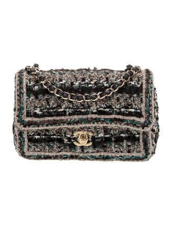 Chanel Paris-Hamburg Tweed Rectangular Mini Flap Bag