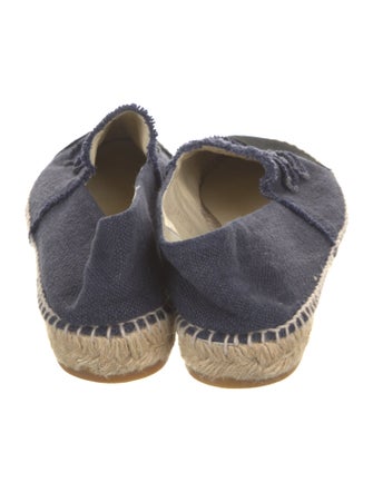 Chanel Interlocking CC Logo Canvas Espadrilles