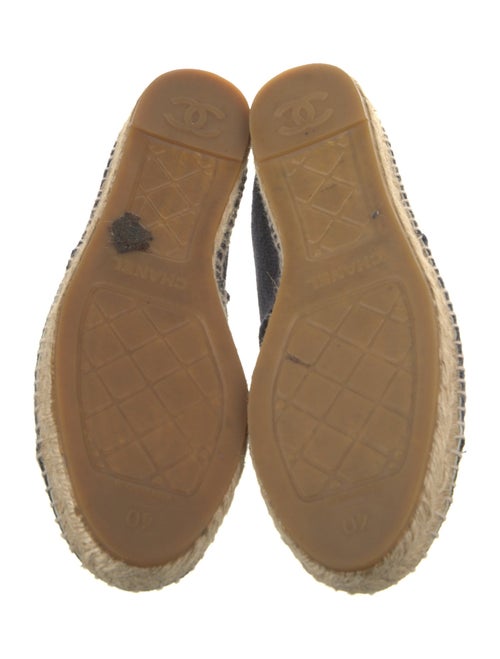 Chanel Interlocking CC Logo Canvas Espadrilles
