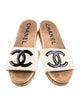 Chanel 2020 Interlocking CC Logo Slides