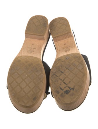 Chanel 2015 Interlocking CC Logo Slides