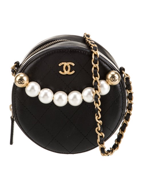 Chanel Round Chic Pearls Crossbody Bag