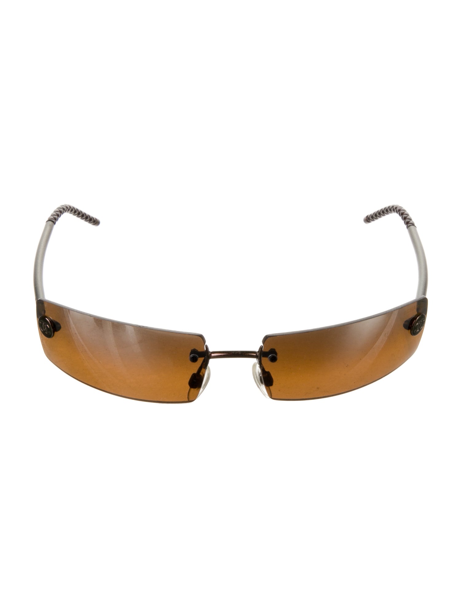 Chanel Interlocking CC Logo Shield Sunglasses