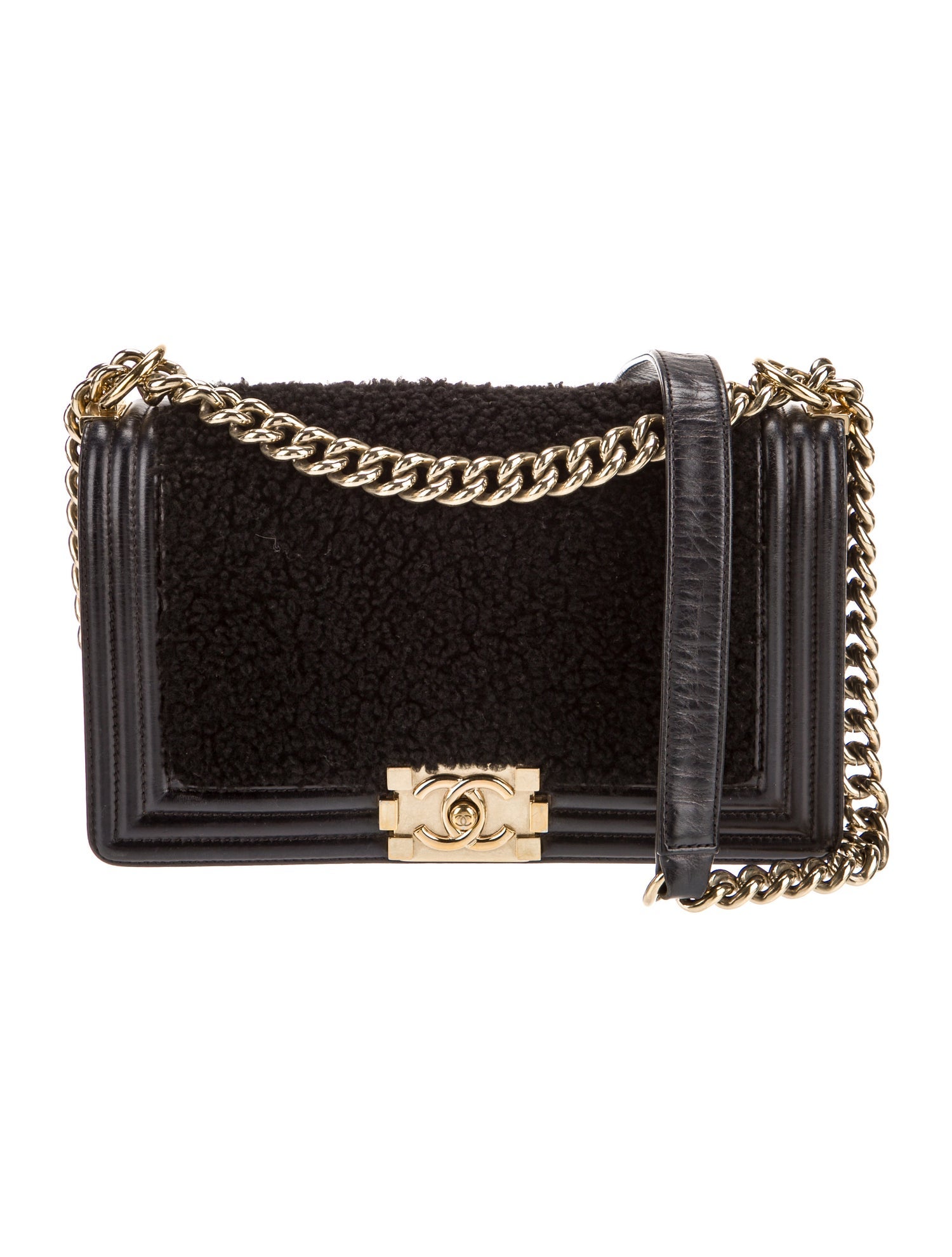 Chanel Medium Shearling Boy Bag