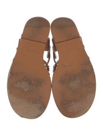 Chanel 2023 Interlocking CC Logo Gladiator Sandals