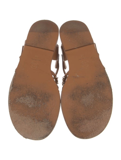 Chanel 2023 Interlocking CC Logo Gladiator Sandals