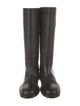 Chanel Interlocking CC Logo Leather Riding Boots