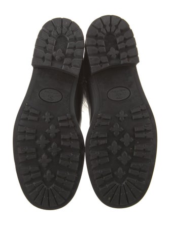 Chanel Interlocking CC Logo Leather Riding Boots