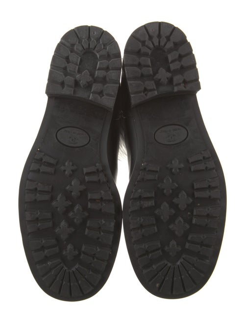 Chanel Interlocking CC Logo Leather Riding Boots