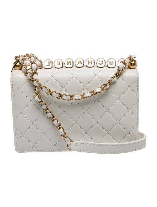 Chanel Quilted Chic Pearls Flap Bag
