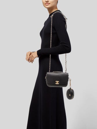 Chanel Quilted Multi Pouching Flap and Coin Purse