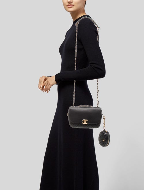 Chanel Quilted Multi Pouching Flap and Coin Purse