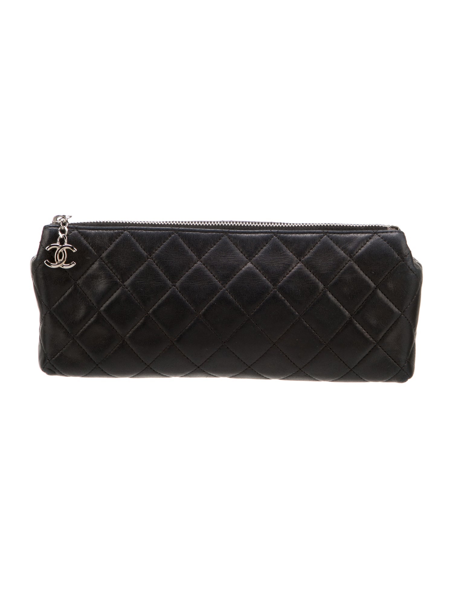 Chanel Quilted CC Cosmetic Pouch