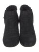 Chanel Interlocking CC Logo Suede Boots