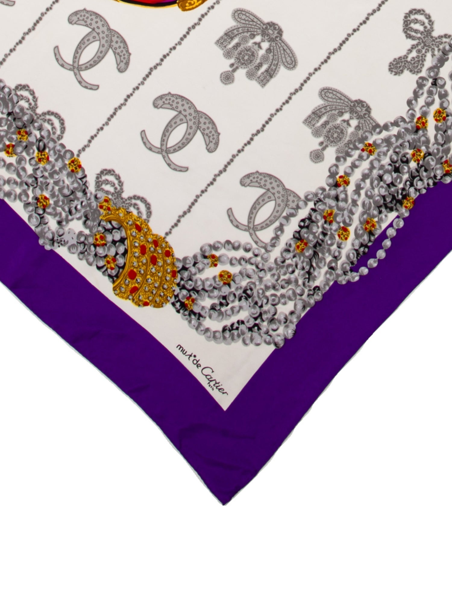 Cartier Silk Printed Scarf