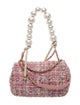 Chanel Medium Faux Pearl Tweed Flap Bag