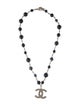 Chanel Resin Bead CC Pendant Necklace