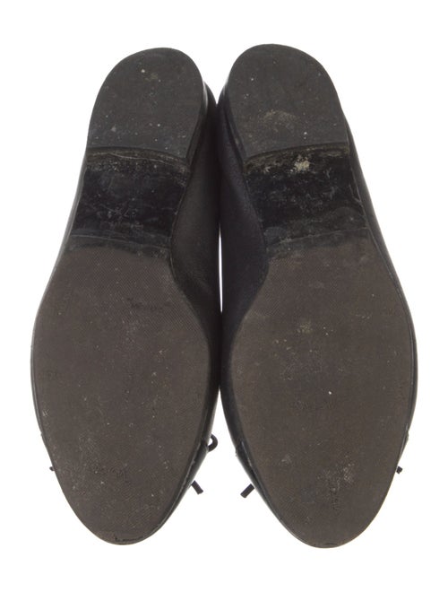 Chanel Interlocking CC Logo Leather Ballet Flats