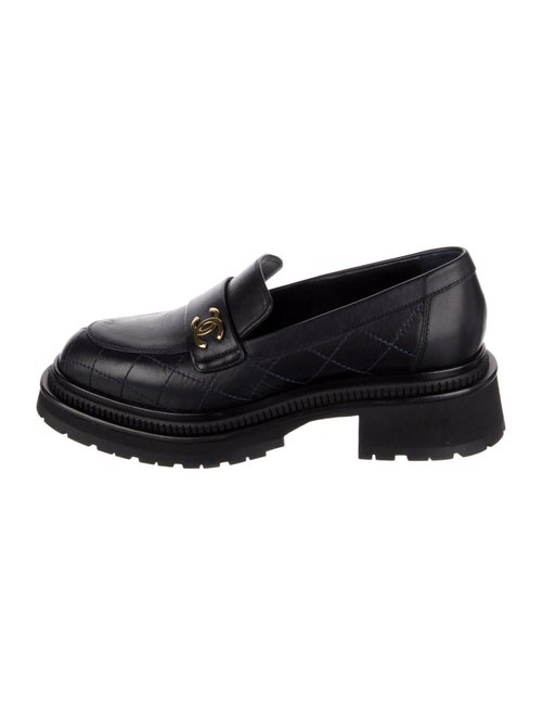 Chanel 2023 Interlocking CC Logo Loafers
