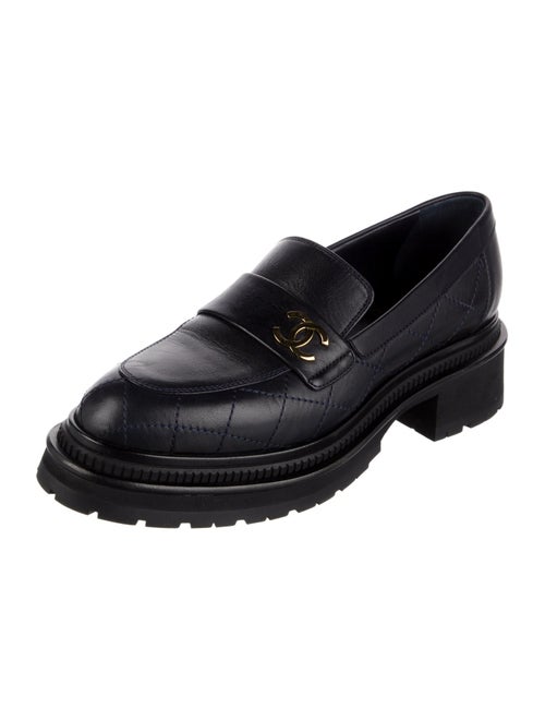 Chanel 2023 Interlocking CC Logo Loafers