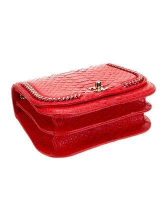 Chanel Small Braided Chic Python Flap Bag