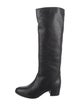 Chanel Interlocking CC Logo Leather Riding Boots