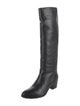 Chanel Interlocking CC Logo Leather Riding Boots