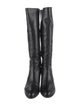 Chanel Interlocking CC Logo Leather Riding Boots
