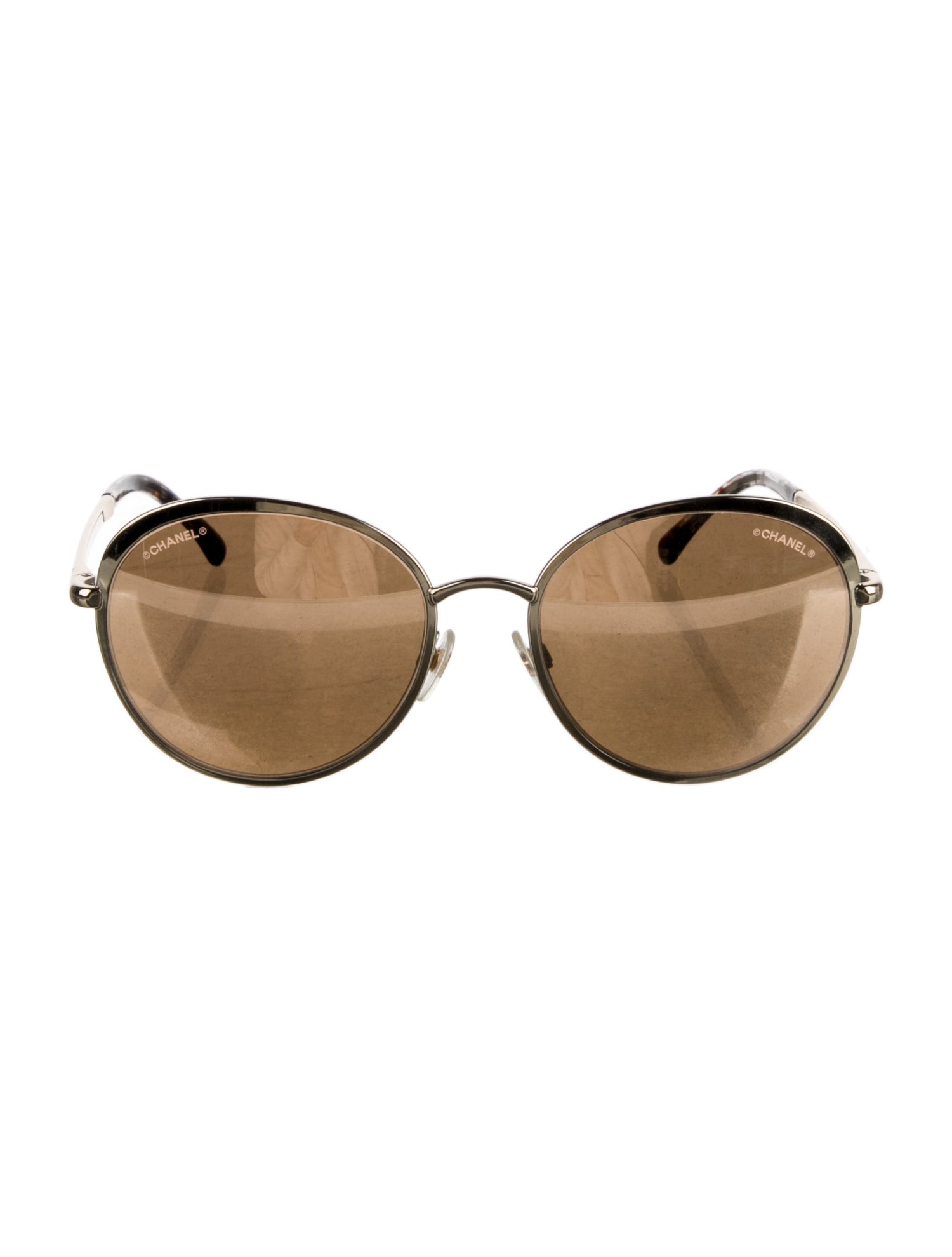 Chanel Aviator Mirrored Sunglasses
