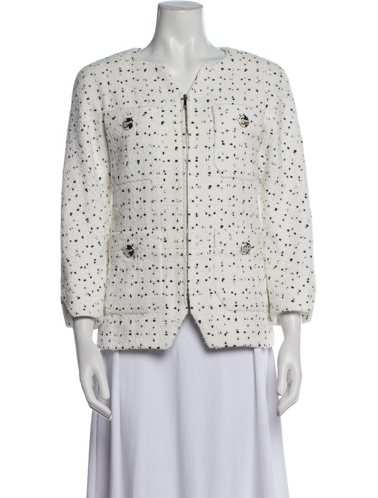 Chanel 2017 Printed Blazer