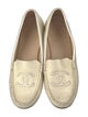 Chanel Interlocking CC Logo Leather Loafers