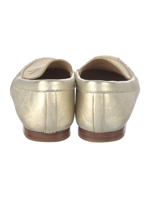 Chanel Interlocking CC Logo Leather Loafers