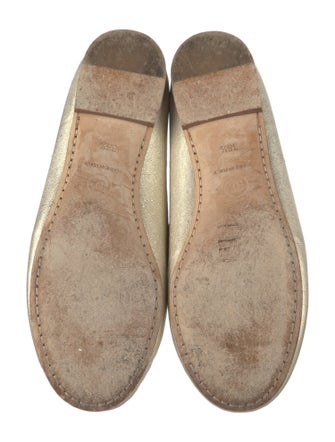 Chanel Interlocking CC Logo Leather Loafers