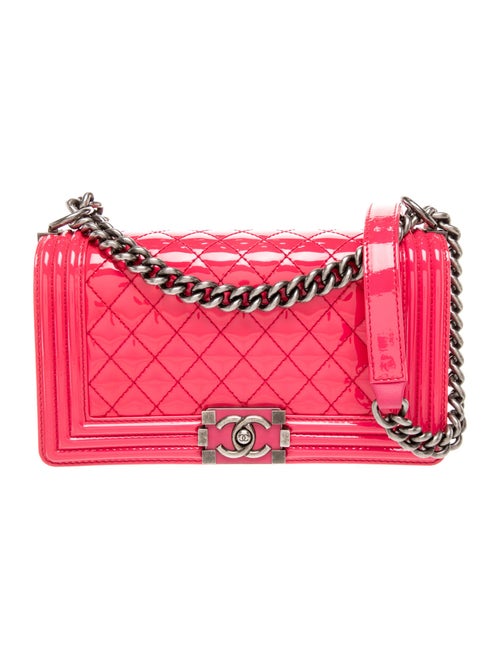 Chanel Medium Patent Boy Bag