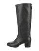 Chanel Interlocking CC Logo Calfskin Riding Boots