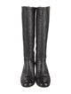 Chanel Interlocking CC Logo Calfskin Riding Boots