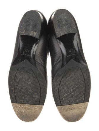 Chanel Interlocking CC Logo Calfskin Riding Boots