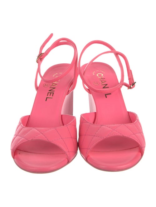 Chanel 2024 Interlocking CC Logo Sandals