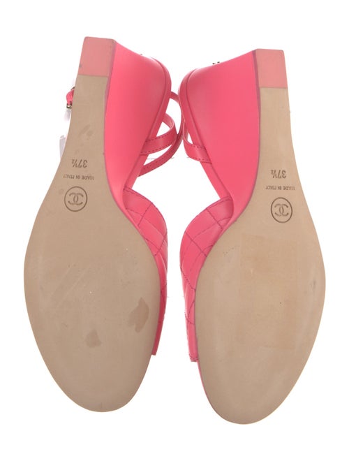 Chanel 2024 Interlocking CC Logo Sandals