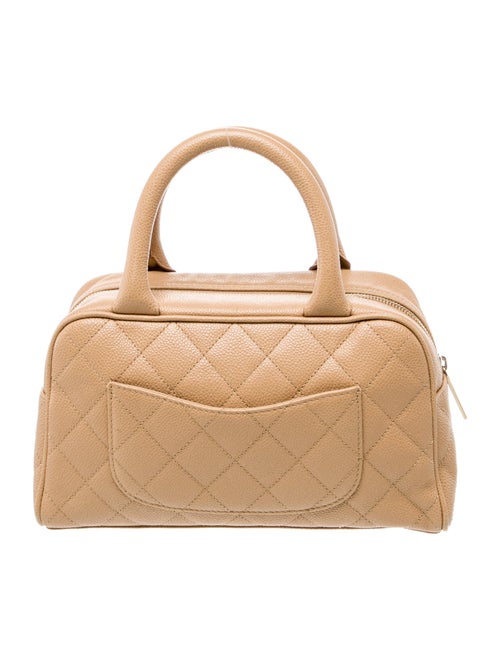 Chanel Timeless Caviar Quilted Mini Bowler
