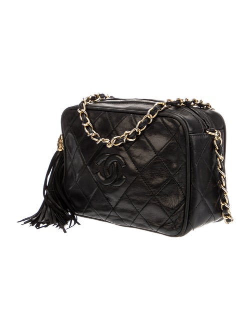 Chanel Quilted CC Tassel Camera Bag