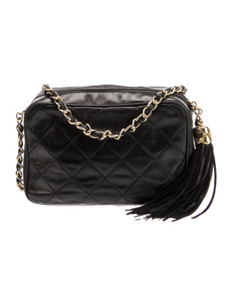 Chanel Quilted CC Tassel Camera Bag