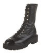 Chanel 2022 Interlocking CC Logo Combat Boots