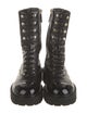 Chanel 2022 Interlocking CC Logo Combat Boots