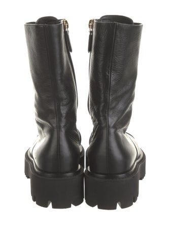 Chanel 2022 Interlocking CC Logo Combat Boots