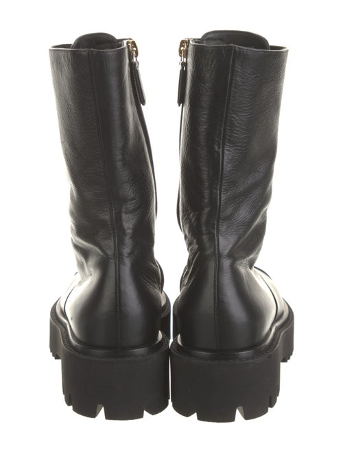 Chanel 2022 Interlocking CC Logo Combat Boots