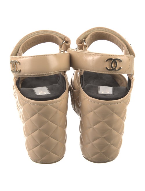 Chanel 2021 Interlocking CC Logo Sandals