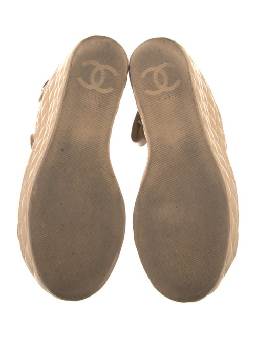 Chanel 2021 Interlocking CC Logo Sandals