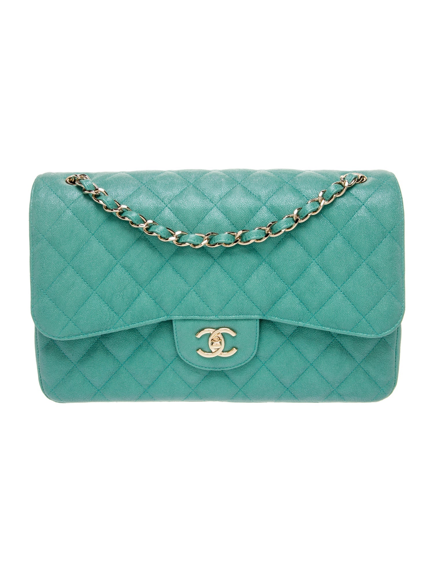 Chanel Classic Caviar Quilted Jumbo Double Flap