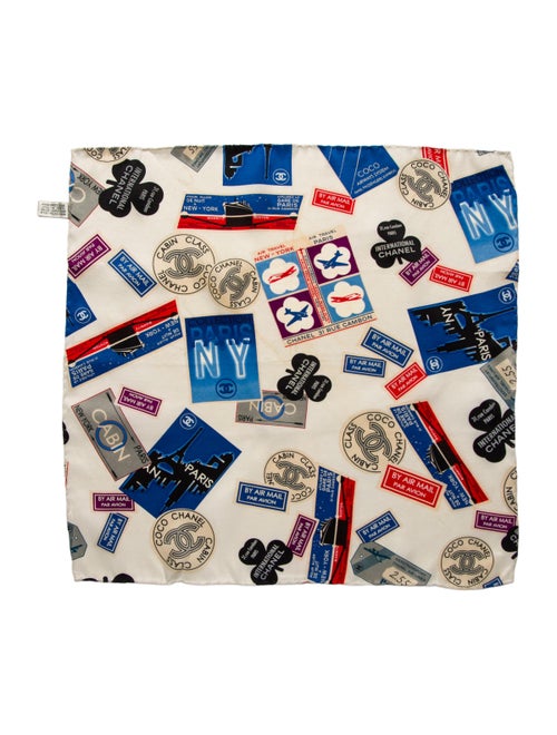 Chanel CC Airlines Silk Scarf